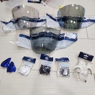 Part Shoei Tanduk jf2 jf1  skru dan base gear visor Shoei Cj1 cj-1 cj 1 jforce jforce2 jstream j-for