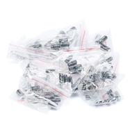 120pcs 12 Value Kit 1uF-470uF Electrolytic Capacitor Package Kit 1UF 2.2UF 3.3UF 4.7UF 10UF 22UF 33U