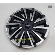 Car tire rim cover, car rim cap, wheeldop universal exo Ring 13 14 inch silver 1pcs