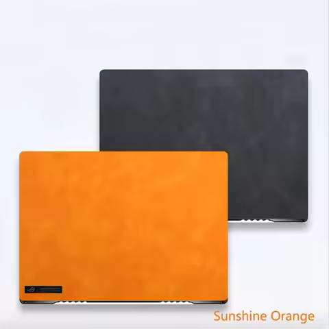 Crazy Leather Laptop Case Sticker Skin Decal Proector Cover for ASUS ROG Flow X16 GV601 GV601RW / Ze