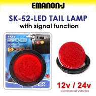 AKSESORI LORI LAMPU KELIP-KELIP MERAH BULAT LAMPU EMERGENCY 12V DENGAN FLASHING LAMP