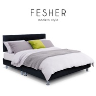 FESHER (เฟชเชอร์) เตียงนอนหนัง PD สำหรับ 5ฟุต 6 ฟุต