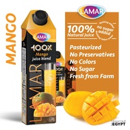 LAMAR MANGO NATURAL JUICE 100% (1Liter) Exp : 11/2025