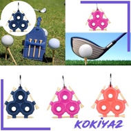 [Kokiya2] Convenient Holder for Golf Balls Featuring A Clip, Stores 3 Golf Balls