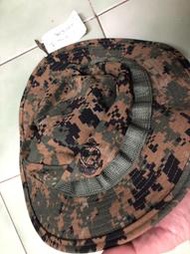 美海陸戰隊公發 海軍陸戰 叢林數位迷彩 闊邊帽 吊牌
