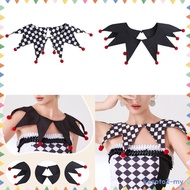 [Kesoto2] Halloween Clown Collar Disguise Collar Jester Costume Cosplay Accessory with