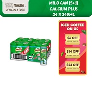 [Carton] MILO Calcium Plus Can (5+1) (24 x 240ml)