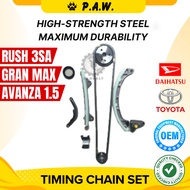 TY008 GloBelt Timing Chain Set (132) Toyota Avanza F602/ F652 3SZ-FE 1.5, Rush F700 1.5