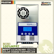 Powlsojx Mini MPPT 60A Solar Charge Controller 12V 24V 36V 48V Lead Acid Lithium Battery Regulador A