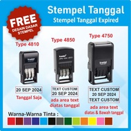 Trodat Stamp Date type 4810 4850 4750 | Dater Stamp | Expired Date Stamp | Production Date Stamp | E