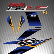 STRIPE MOTOR YAMAHA LC135 V1 EXCITER RC 2009 NEW CUSTOM VIETNAM DESIGN BODY STRIPE ( READY STOCK )