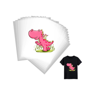 30 Sheets DTF Transfer Film Glossy Film Clear Pretreat DTF Film PET Heat Transfer Pape A4(8.4Inch X 