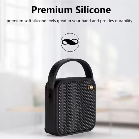 Soft Silicone Bluetooth-compatible Speaker Cover Shock Absorbing Lightweight Speaker Case Speaker Co