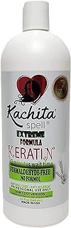 Brazilian Keratin Treatment Formaldehyde Free Kachita Spell Hair Straighteners 32 floz 1 Litre No Formol Made in USA