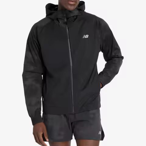 New Balance NB Genuine 2025 New Men's Woven Hooded Jacket MJ43514-ACK
