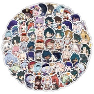 60PCS Cute Cartoon Hot Game Genshin Impact Graffiti Stickers for Bicycle Hand Account Pencil Case De