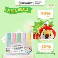 FlexOffice FlexLiner Pastel Highlighter (5mm x Set of 5) FO-HL009