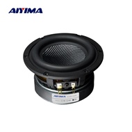 AIYIMA 1Pcs 4 Inch Subwoofer Speaker Unit HIFI 4 8 Ohm 80W Long Stroke Glass Fiber Woofer Speaker Deep Bass Loudspeaker
