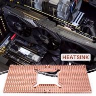 For RTX 3060 3080 3090 Backplane Pure Copper Heat Sink Graphics Card Memory Auxiliary Radiator 90X18