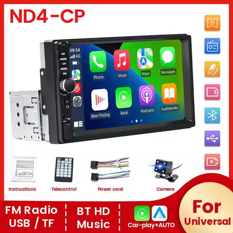 7inch Universal Car Radio Support Mirror Lin-K USB HD Screen for Kia Hyundai Honda Toyota Ford Multi