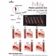 ODBO Petite Matte Lipsticks Set #OD537 Thailand