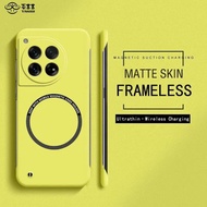 Ultra Thin Frameless Magnetic Hard PC Phone Case for Oneplus 13 13R 12 12R 11 11R Magnetic Candy Col