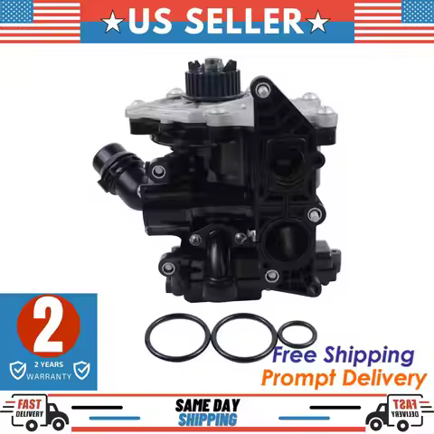 AP01 NEW Electronic Water Pump Thermostat Housing Assembly For VW Golf Passat Tiguan 06L121111H 06L1