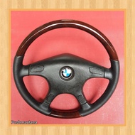 Bmw e30 e34 e28 Wood Leather steering wheel