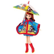(特價訂貨)日本 Takara Tomy Licca x  Kuppy Ramune 太空糖 兔仔松鼠雨衣造型洋娃娃公仔人偶套裝 Doll Toy Set