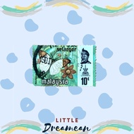Used Stamp - Malaysia State Definitive Series : Butterflies 1971 - Selangor (10 Sen ) (1V)