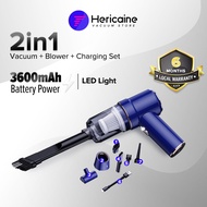 Hericaine 2in1 Blower Car Vacuum Cleaner Wireless Cordless