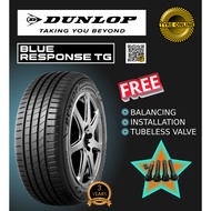 DUNLOP BLUE RESPONSE TG 195/55R15 NEW TYRE TIRES TAYAR BARU RIM 15 WIRA WAJA GEN2 ONLINE FREE INSTAL