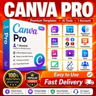Canva Pro Premium Account Lifetime Use | Social Media Poster Video Design Tools