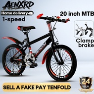 AENXRD Mountain bike（20/22/26 inci）1-speed bicycle Clamp brake bike New waterproof coating