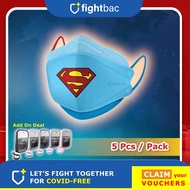 Fightbac - SuperMan Medical Mask (5 Pcs) KF94 Simply K 4 Ply
