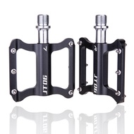 Bike Pedals MTB Road Bicycle Parts Folding Bike Pedals Aluminium Alloy Anti-Skid Stable Universal Bl