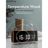 Wooden Living Room Desktop Digital Bluetooth Speaker Alarm Clock