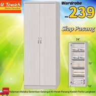 2 Door Wardrobe 2ft x 6ft White