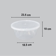 CB R3000 Round Disposable Plastic Food Container ( 30pcs± ) 3000ml