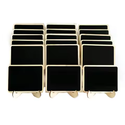 ZIZI 18Pcs Mini Chalkboard Signs For Food Party Food Labels For Party Buffet Table Small Chalkboard 