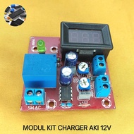 Kit / Modul Otomatis Charger Aki 12V + Voltmeter Digital