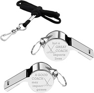 UJIMS Hockey Coach Whistle A Great Coach Impacts Lives Whistles with Lanyard Field Hockey Coach Referees Appreciation Gift (Hockey Coach Whistle)