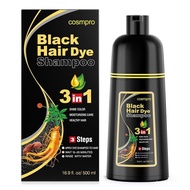Cosmpro Three-in-One Hair Dyeing Shampoo Suitable for Men Women, Cover White Hair, Instant Dyeing, S