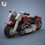 Leju Island MOC-10269 Harley Davidson Fat Boy Heavy Cruise Motorcycle Assembled Building Block Model