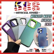 Samsung Galaxy A18/A08/S26/A17/A07/S25 Ultra/Plus/A36/A56/A16 Shockproof Metallic Aurora Matte Case