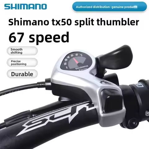Original Shimano Tourney TX50 Thumb Shifter Gear Lever 3 6 7 18 21 Speed MTB For Mountain Bike Thumb