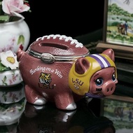 美國Bradford美式足球NFL橄欖球2013可愛小豬陶瓷樸滿存錢筒