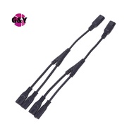 G&Y IEC 320 C8 2Pin Male To 2 X C7 Female Y Split Power Cable About 28CM IEC 320 C7 To C8 Extension 