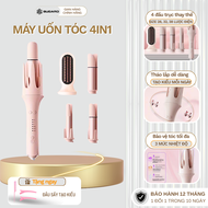 Máy uốn tóc 4 trong 1 Bugaro dễ dàng thay thế các đầu trục 283238mm và 1 đầu lực điện tạo kiểu mỗi n