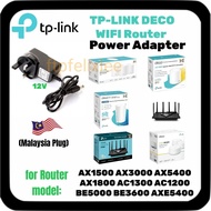 Replacement power adapter TP-LINK DECO WIFI MESH SYSTEM ROUTER for tplink AX1500 AX3000 AX5400 AX180
